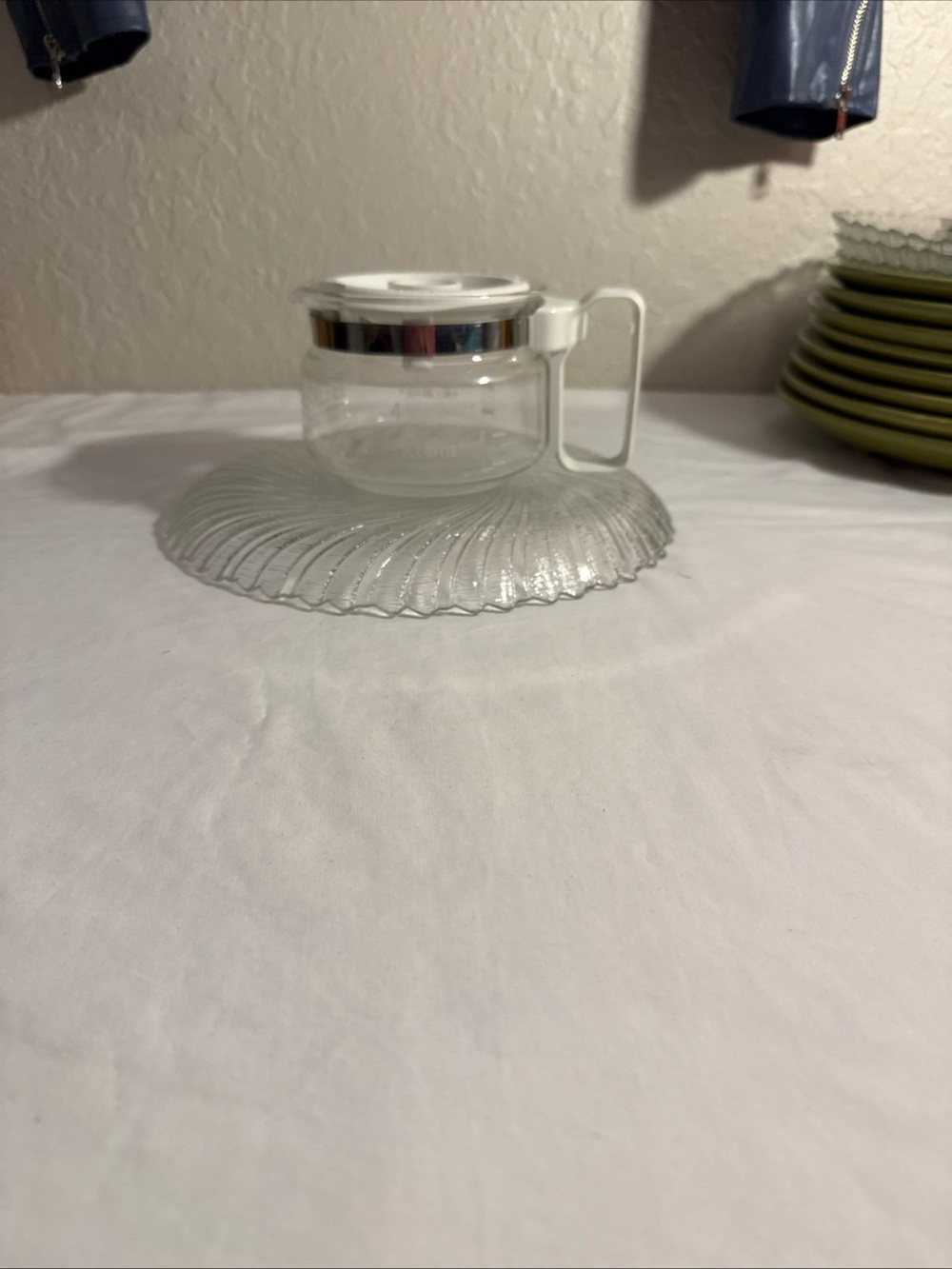 Mr. Coffee 4 Cup D40 Glass White Carafe & Lid